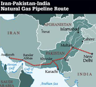 Image result for india russia gas pipeline map